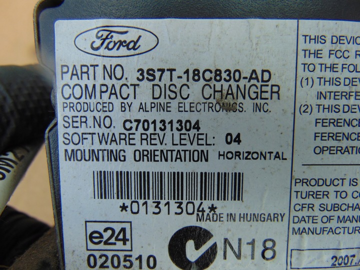 фото №16, Чейнджер дисков cd ford mondeo mk4