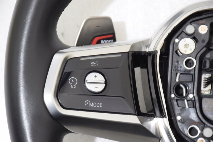 фото №8, Bmw 7 g70 руль м-пакет кожа лепестки с подогревом оригинал