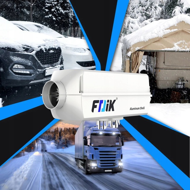 фото №12, Обігрів стояночний 12v 24v 5kw tir дизель обігрівач lcd fdik з пультом