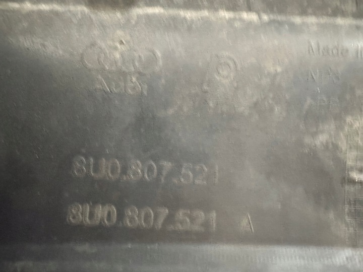 фото №3, ! audi q3 спойлер спойлер накладка дифузор бампера зад заднього 8u0807521!