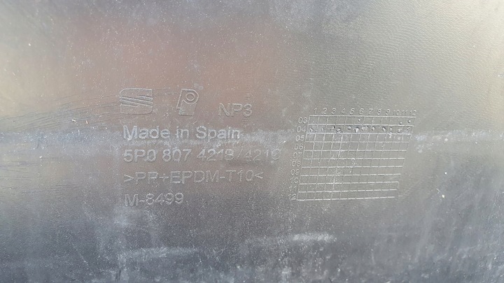 фото №10, Seat оригінальний номер 5p0807421b бампер pdc