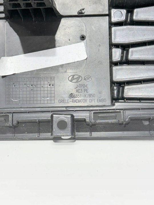 фото №9, Решётка бампера решётка hyundai i10 86351-k7650