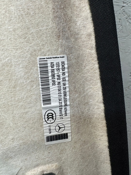 фото №12, Стеля mercedes w204 sedan amg комплект