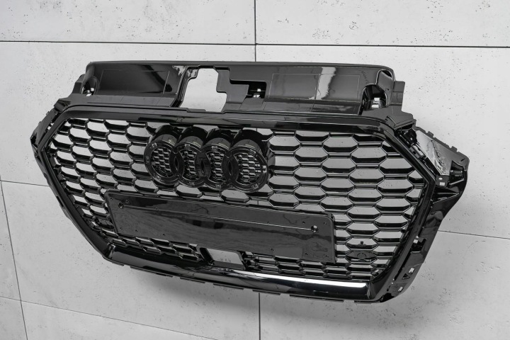 фото №8, Audi a3 8v 17-20 hb решётка радиатора стайлинг na rs3 радар
