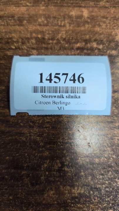 фото №7, Citroen berlingo блок управления двигателем (ecu) 9661191880