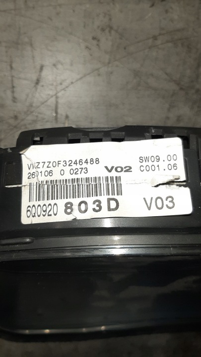 фото №8, Спідометр  6q0920803d vw polo 9n 1.4 tdi