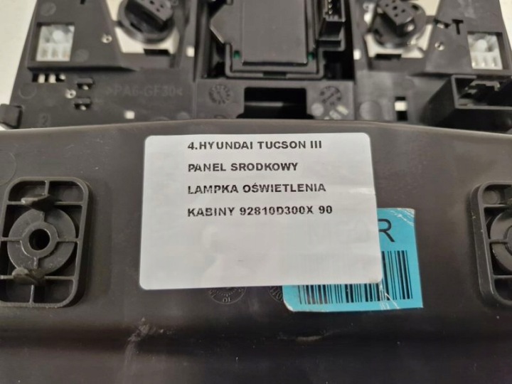 фото №10, Hyundai tucson iii 3 лампа потолок освещение кабины 92810d300x