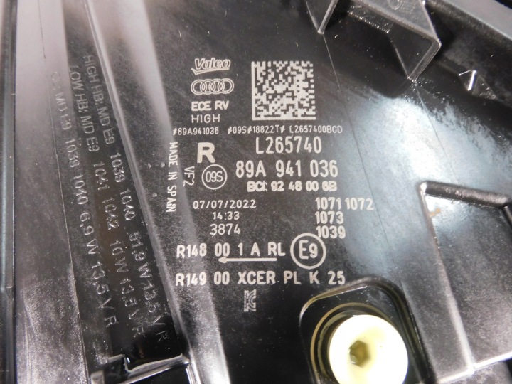 фото №16, Audi q4 89a правая фара левая matrix комплектные 89a941035 89a941036