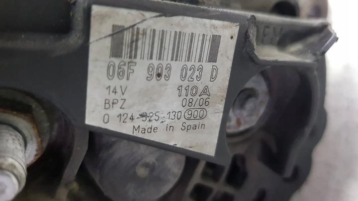фото №6, Генератор 06f903023d vw crafter 2.5 tdi