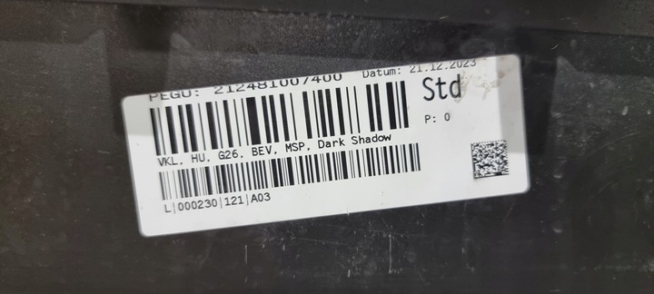 фото №10, Дифузор накладка бампера зад bmw 4 g26 м-пакет 21-24