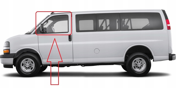 фото №1, Chevrolet експрес 96-24r скло бокова двері передніх лівих оригінал oem