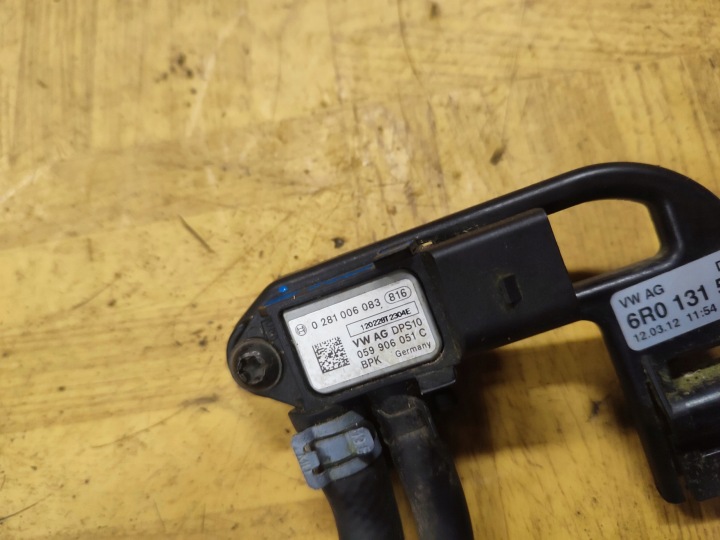 фото №7, Audi vw датчик давления выхлопных газов dpf 059906051c 0281006083 6r0131552f