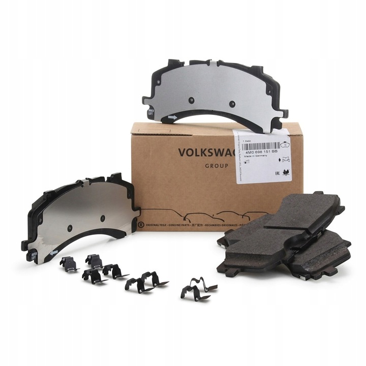 фото №1, Оригинальные тормозные колодки перед audi q7 sq7 q8 sq8 4m 400mm aso