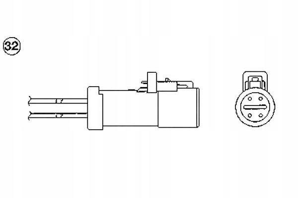 фото №2, Лямбда-зонд ford mondeo 3.0 v6 24v 04- ngk