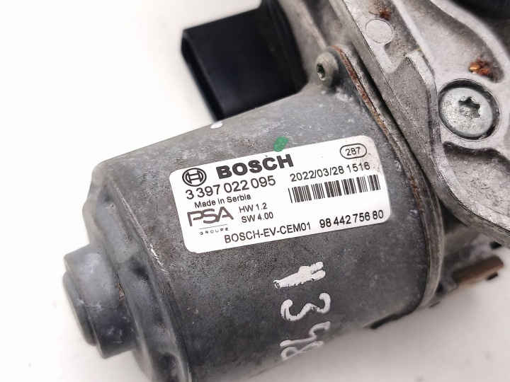 фото №11, Peugeot 308 2022 механизм стеклоочистителя з двигатель 3397022095