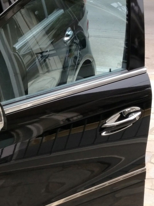 фото №11, Mercedes ml w164 - планки хром накладки скребовые окна