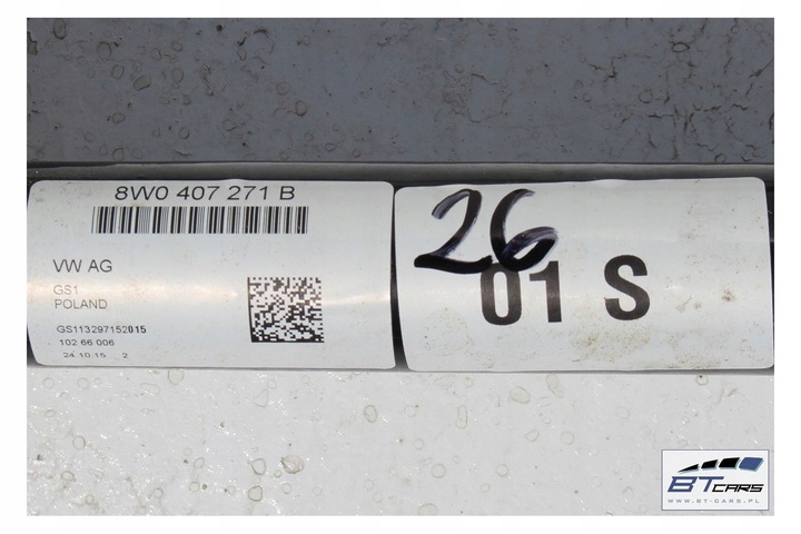 фото №13, Audi a4 a5 8w піввісь передня перед 8w0407271b 8w0 407 271 b b9 f5 8w0407271