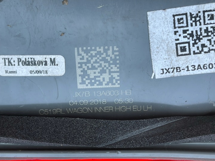 фото №10, Ford focus mk4 універсал 2018- лампа зад багажник jx7b13a602eb jx7b13a603hb