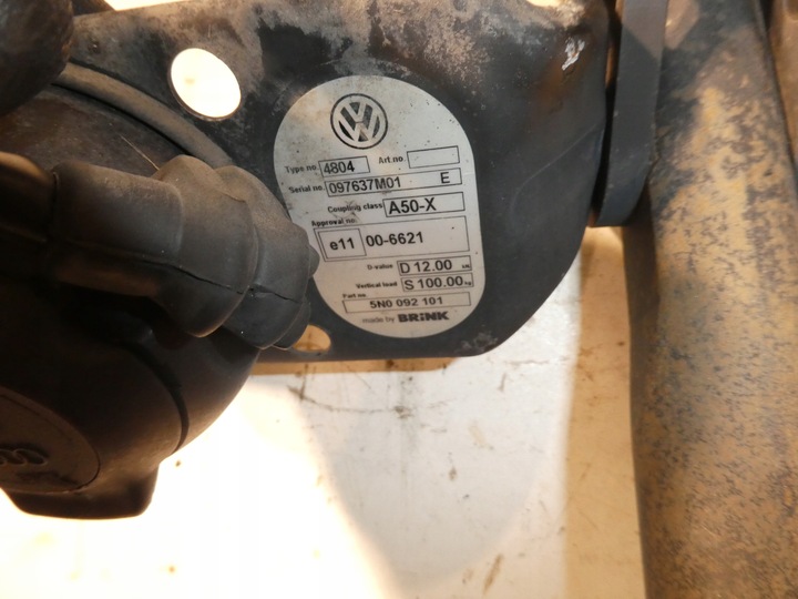 фото №6, Hak буксировочный vw tiguan i 5n0092101