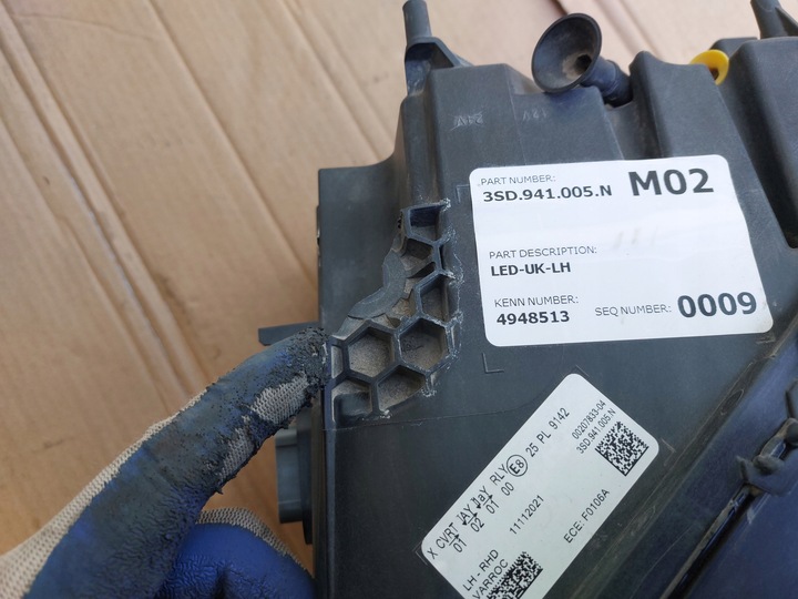 фото №9, Лампа ліва перед bentley continental gt 21r uk