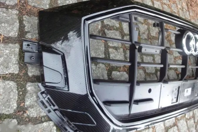 фото №6, Audi q8 sq8 решітка бампера решітка радіатора карбон ew. rsq8 карбон планка