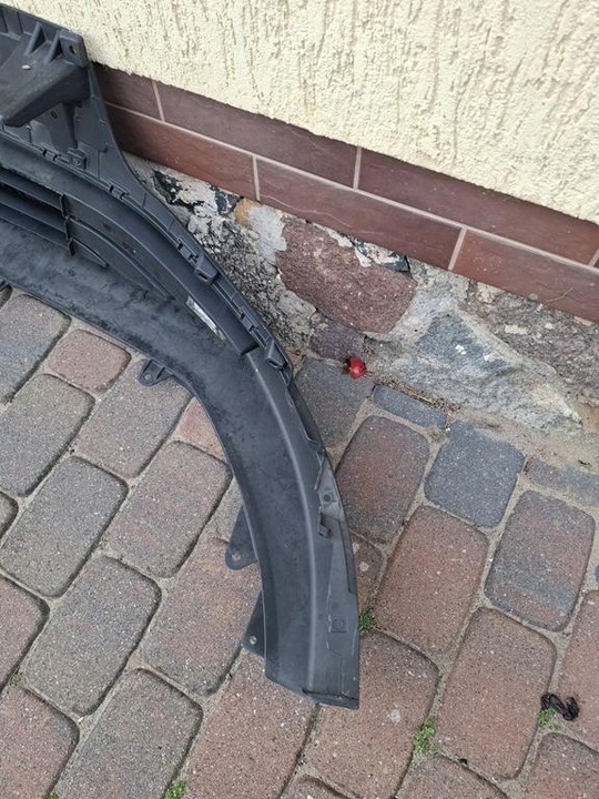 фото №11, Нижній спойлер бампера накладка перед hyundai kona сірий структура