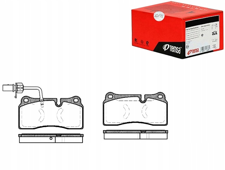 фото №1, Remsa гальмівні колодки гальмівні audi q7 6.0 tdi 4l