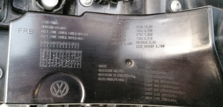 фото №14, Vw id.3 id3 фара led ліва зад 10a945095b