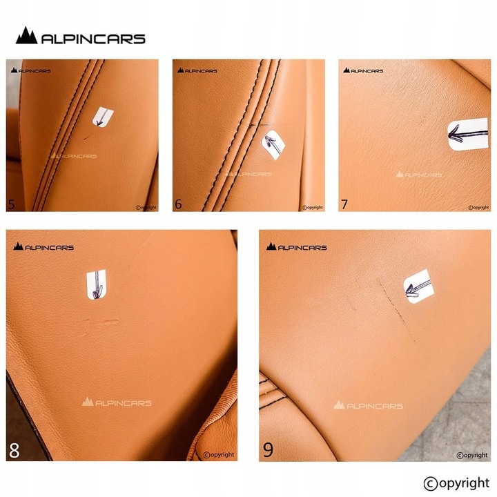 фото №8, Bmw g31 оббивка сидіння засіб individual caramel
