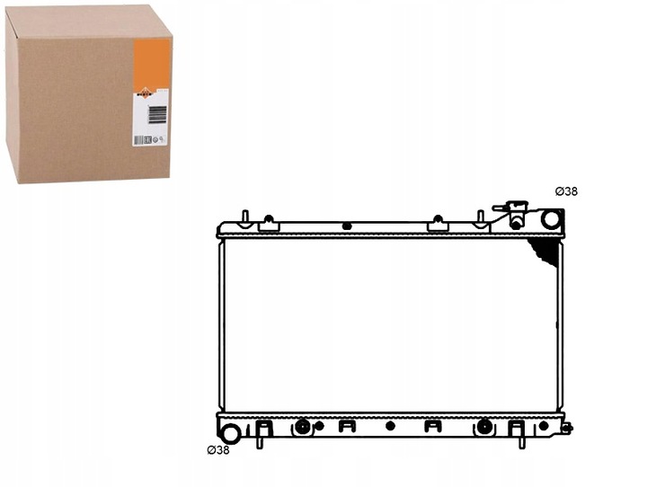 фото №1, Nrf радиаторов subaru forester 2,0 02-