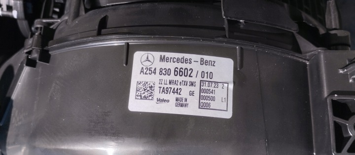 фото №8, Отопитель подача воздуха mercedes c класс w206 2.0 b гибрид 23r a2548306602