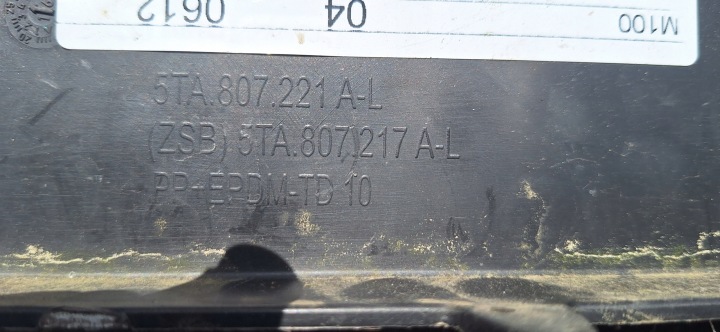 фото №14, Vw touran 5t бампер перед 15-19r