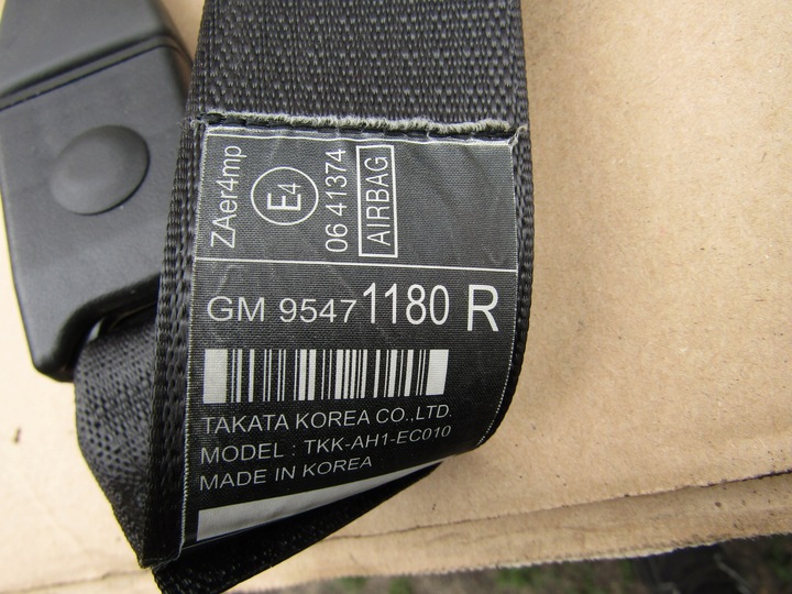 фото №3, Pas безпеки праві переднє opel mokka i 1.6 16v,95471180
