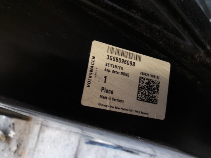 фото №9, Обшивка поріг bok праве vw passat b8 універсал 3g9809606b