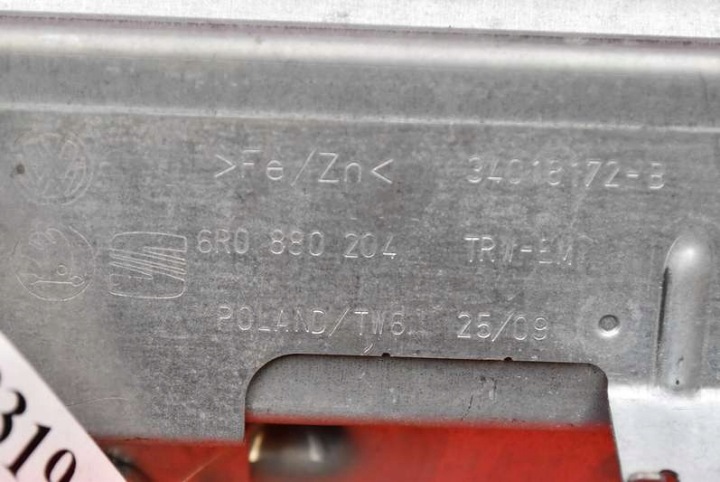 фото №9, Подушка  повітряна подушка пасажира eu 6r0880204 vw polo 5 v 6r 09-15