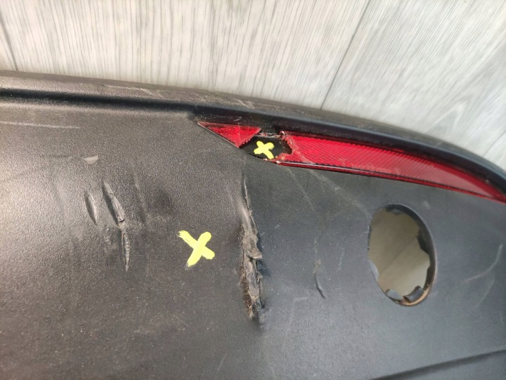 фото №6, Tesla модель y накладка молдинг спойлер бампера зад 149400600c