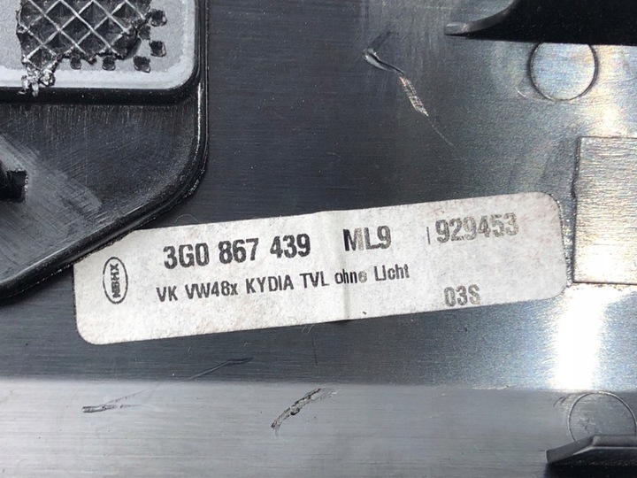 фото №14, Планки dekor vw passat b8 3g0867439 sedan/limuzyna