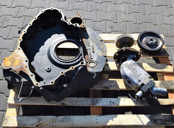 фото №1, Корпус розподільний вал+ насос pto daf 106