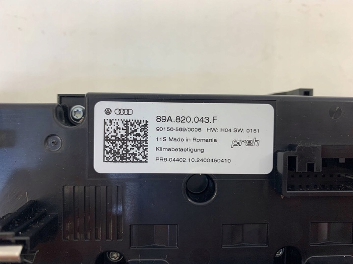 фото №7, Audi q4 e-tron панель керування кондиціонера обігріву