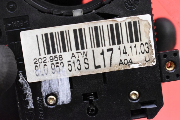 фото №9, Перемикач комбінований перемикач-павук 8l0953513s seat alhambra 1 i 00-10