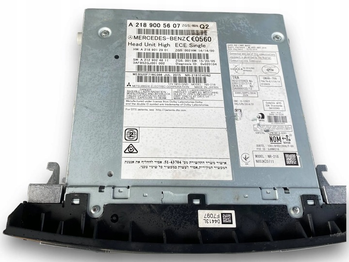 фото №6, Mercedes cls w218 e клас w212 headunit high радіо навігація 2189005607 #48