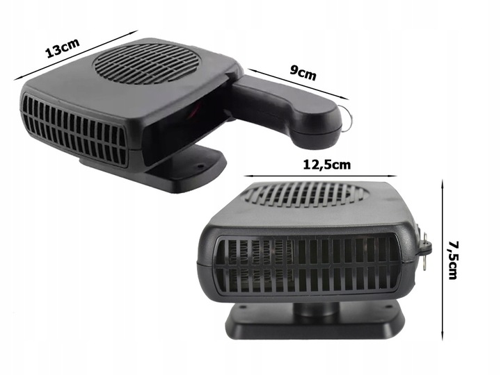 фото №11, Обігрівач підігрівач тепловентилятор автомобільна радіатор do автомобіль 12v 150w