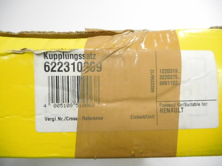 фото №9, Зчеплення luk renault kangoo ii laguna ii scenic ii 622310309