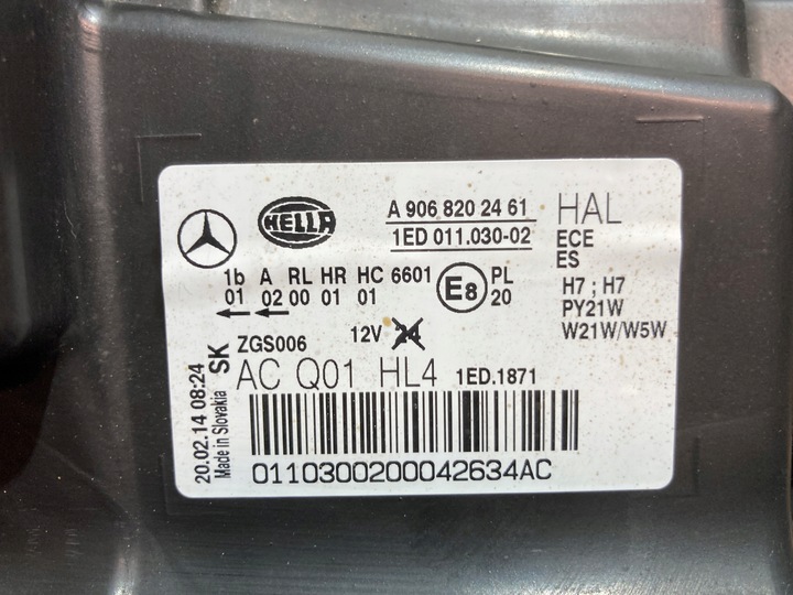 фото №12, Лампа права передня mercedes sprinter w 906 рестайлінг