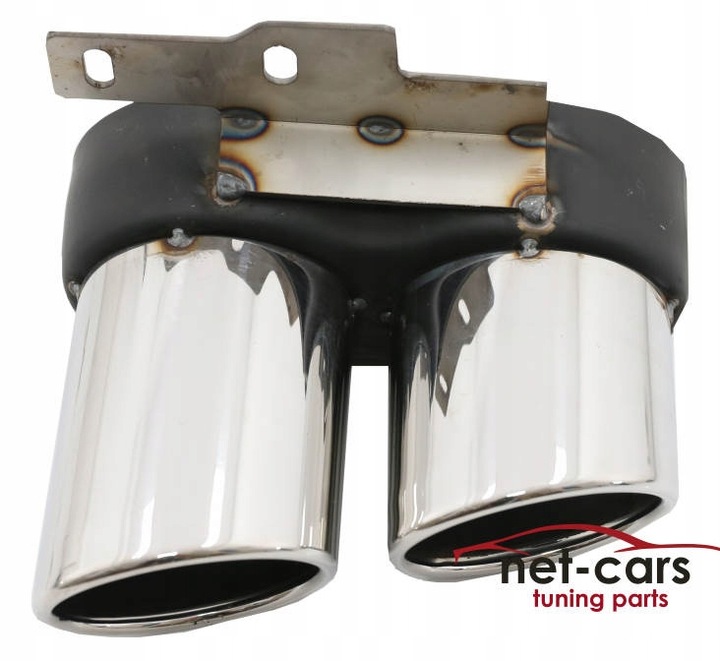 фото №12, Диффузор спойлер audi a7 c8 4k8 4k 18- wz rs7 s7 s line blac наконечники хром