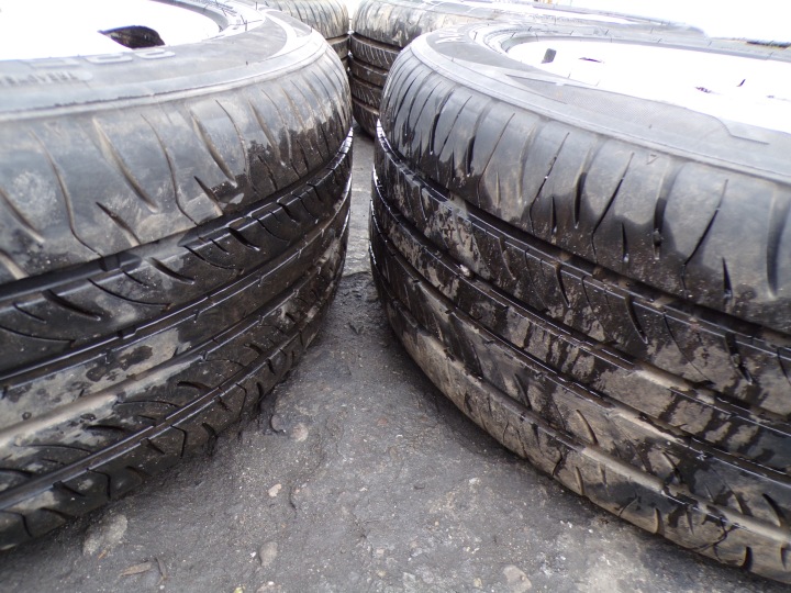 фото №11, Диски алюмінієві 16'' mercedes w211 w210 гарний шини 23 рік