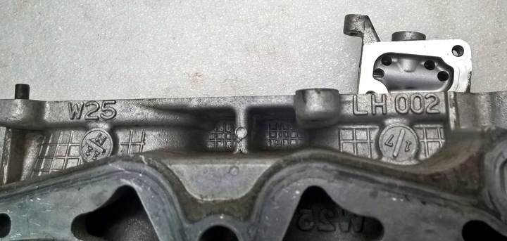 фото №11, Subaru wrx sti 2.5t ej25 ej257 w25 002 ліва головка двигуна оригінальний номер