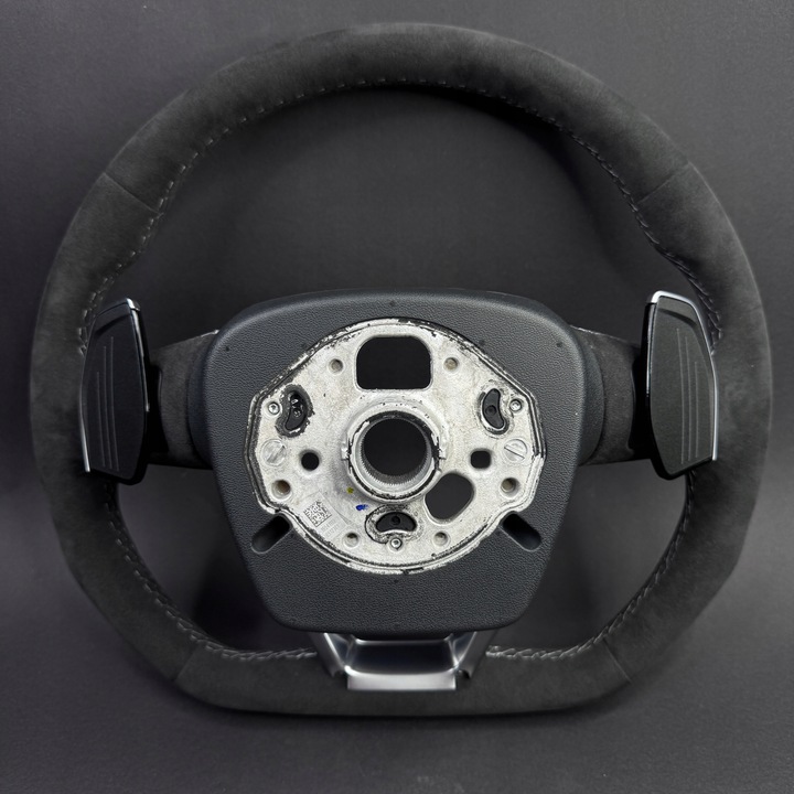 фото №11, Audi rsq8 sq8 q8 q7 sq7 4m8 руль алькантара серый нитка лепестки rs