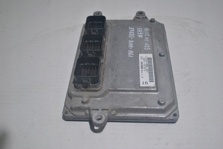 фото №6, Компьютер двигателя honda civic vii 37820-rna-a61 3851-787815