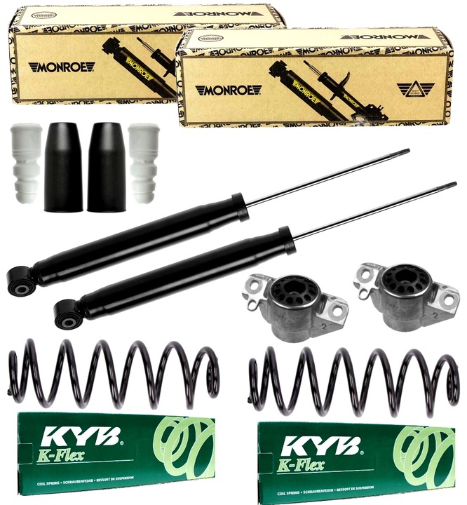 фото №1, Амортизатори пружини зад audi a5 sportback 8ta 2007- monroe + kayaba